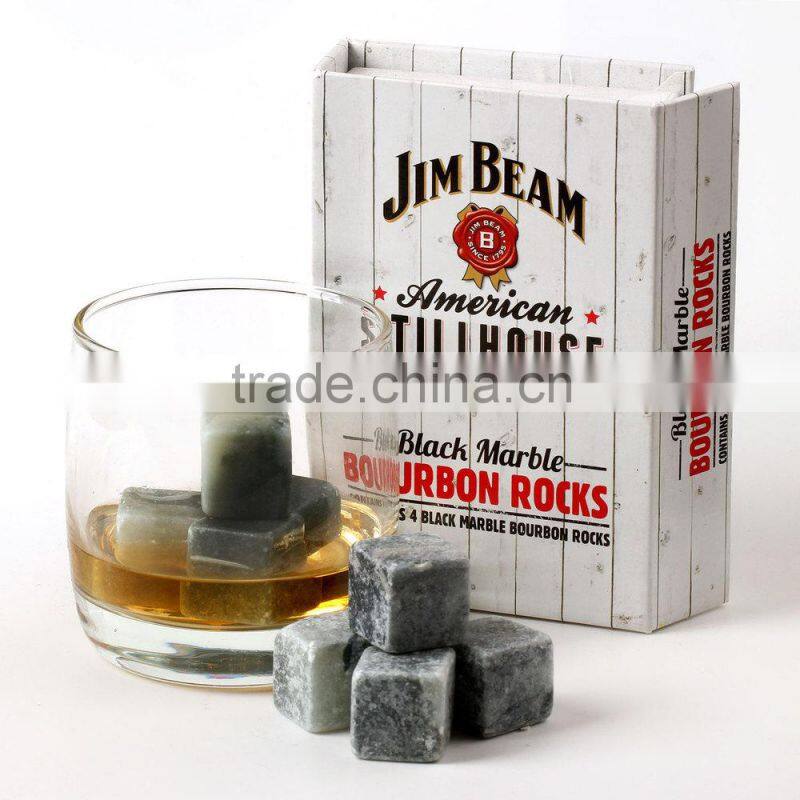Fashionable personalize engraving whiskey stone ice cube gifts for whiskey lovers