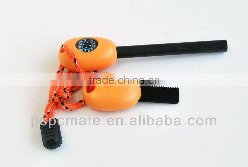 Large Emergency Magnesium Flint Fire Starter Rod Lighter Camping Survival