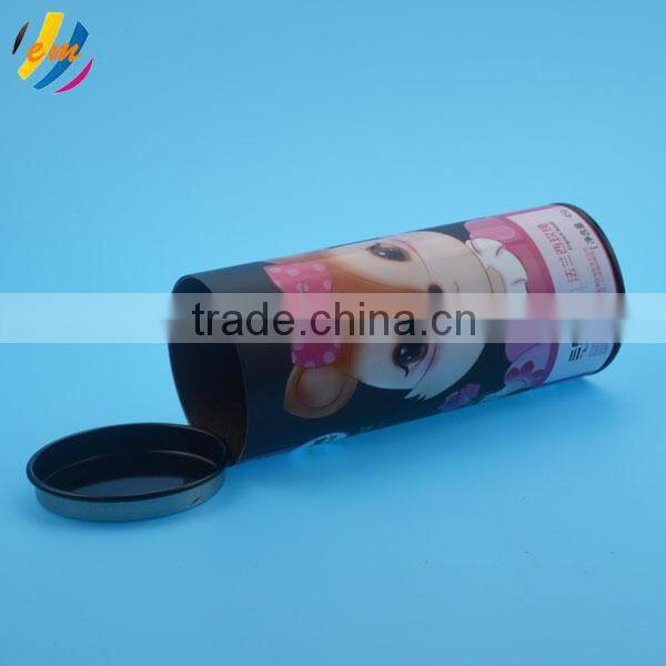 cardboard tube packaging metal lid