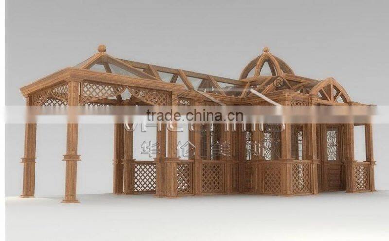 Classical design aluminum sunroom/garden greenhouse profile