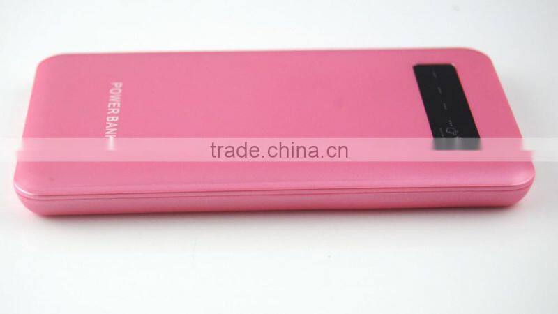 Ultra Slim Design Portable Power Bank/High Capacity Metal Power Bank/Mobile Charger