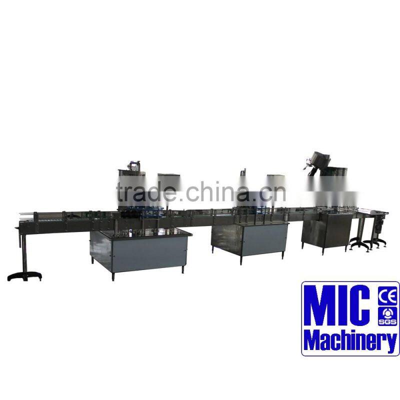 MIC-12-12-1 glass bottle filling machine small juice filling machine juice filling machine can reach 2000 BPH for metal cap