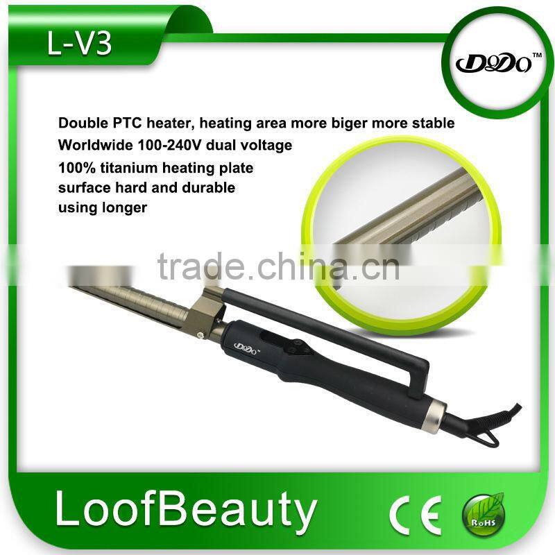 Strong using L-V3 professional Titanium hair curlers