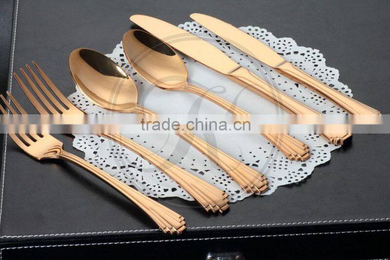 72pcs silver cutlery set,spoon and fork wedding gift