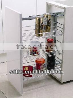 TKK kitchen metal side pull out basket