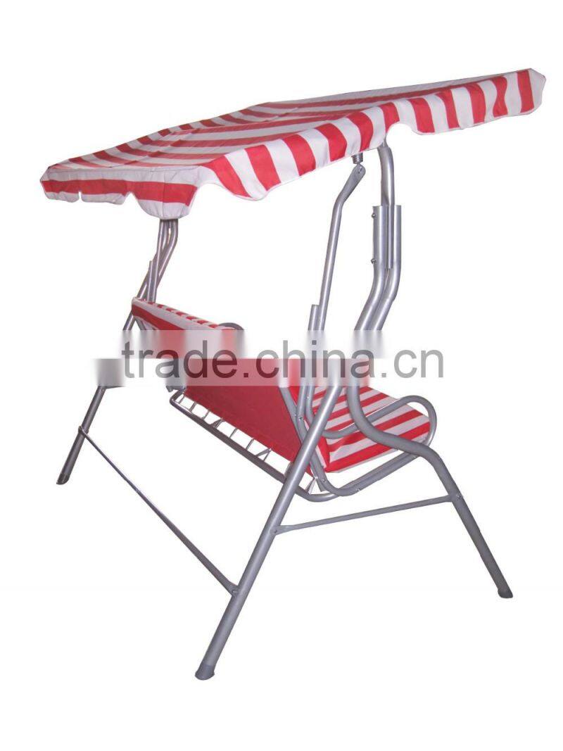 Popular outdoor garden swing chair with three seats