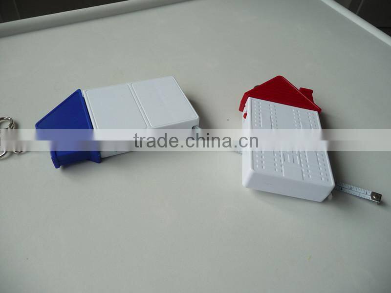 2015 new design house shape gift items of tape measure for promotions