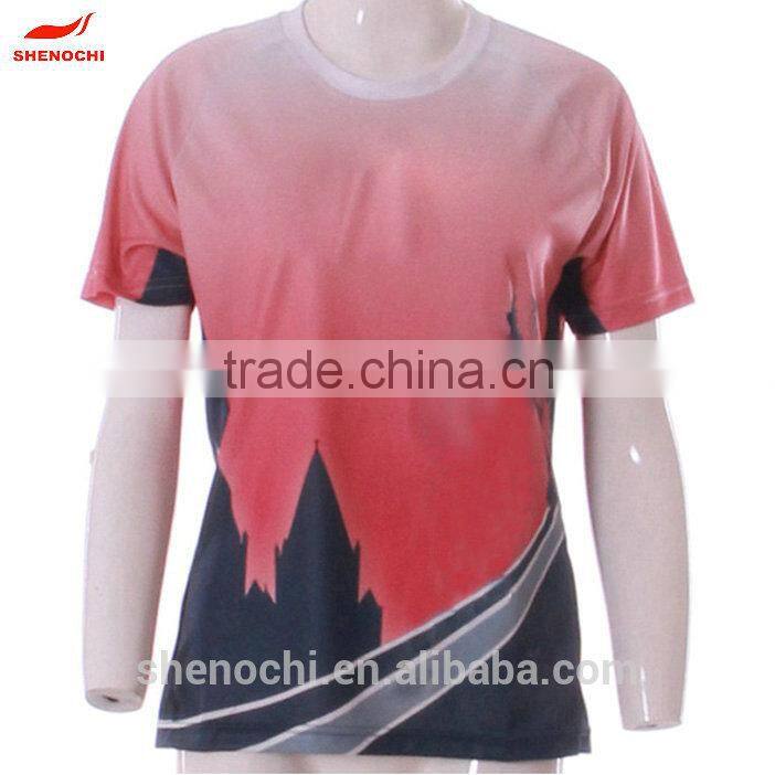 Sport style new custom design female t shirt women 2015