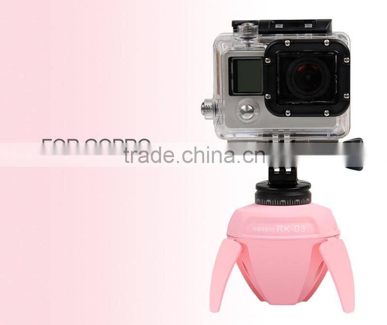 360 Rotary Mini Panorama Robot Remote Selfie Monopod Holder Photography Camera Adapter Bluetooth Wireless Elf Pole