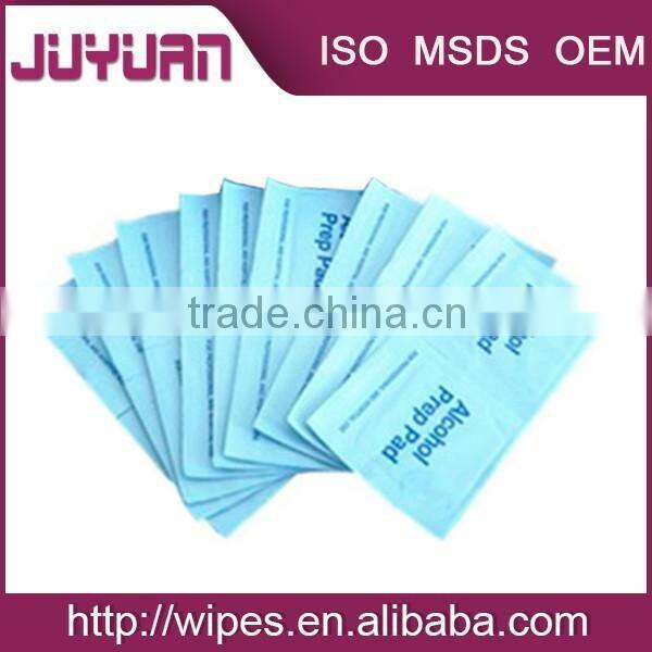 Individually wrapped China wholesale IPA cleaning wipes