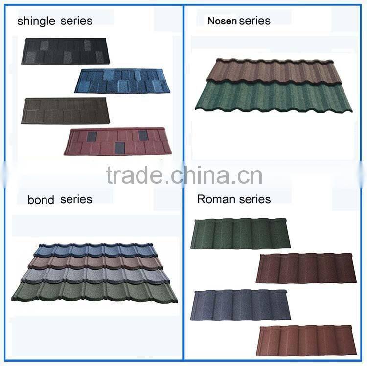 colored metal roofing prices,sand coated metal roofing tiles