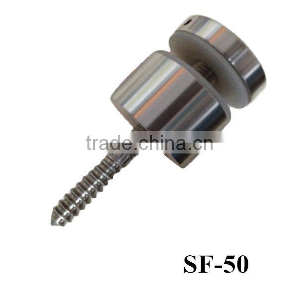 shenzhen launch glass connection standoff wood mounting 12mm glass