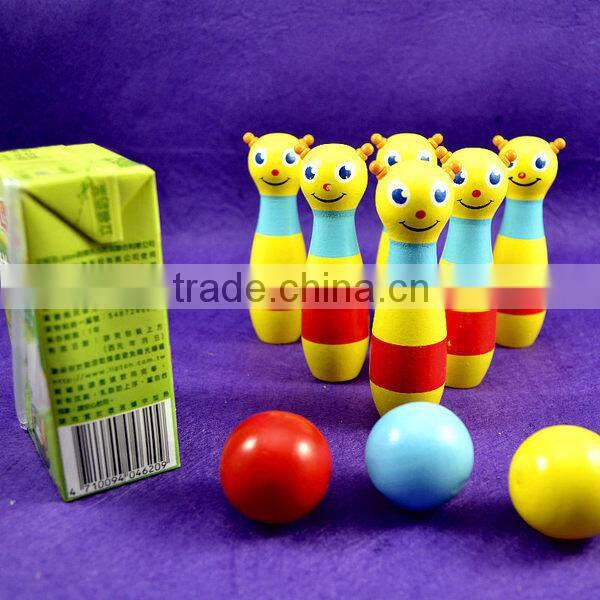 Lovely plastic cartoon bowling ball toy