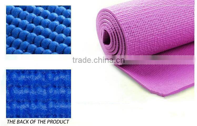 New Design PVC Non-Slip Yoga Mat Exercise Fitness Mat Lose Weight Eco-friendly PVC Yoga Mat 183*61cm Body Building