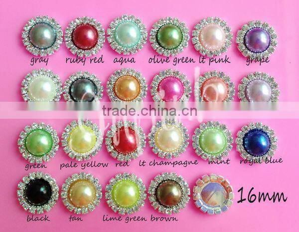 stock 21*13mm rhinestone Christmas santa hat button slider for ribbon 3/8" hair bow center(BTN-5393)