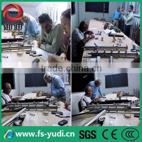 external staircases acrylic handrails systems