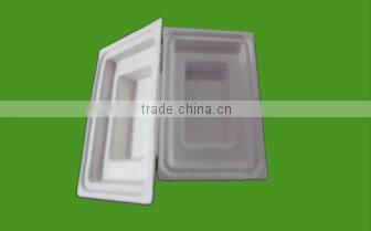 Custom Equipment Cushion Protective Battery Charger Biodegradable Black Moulding Pulp/Fiber Trays Packing