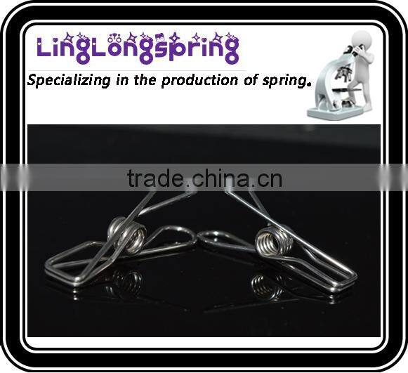 304 stainless steel metal torsion spring clip