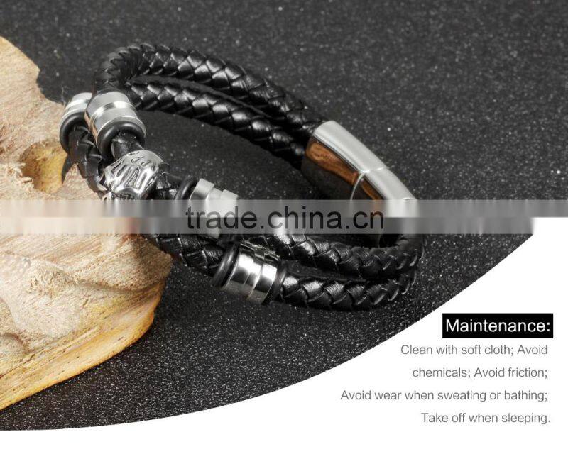 Fashion Bracelets 2016 Men Bracelet Making Supplies Leather Bracelet