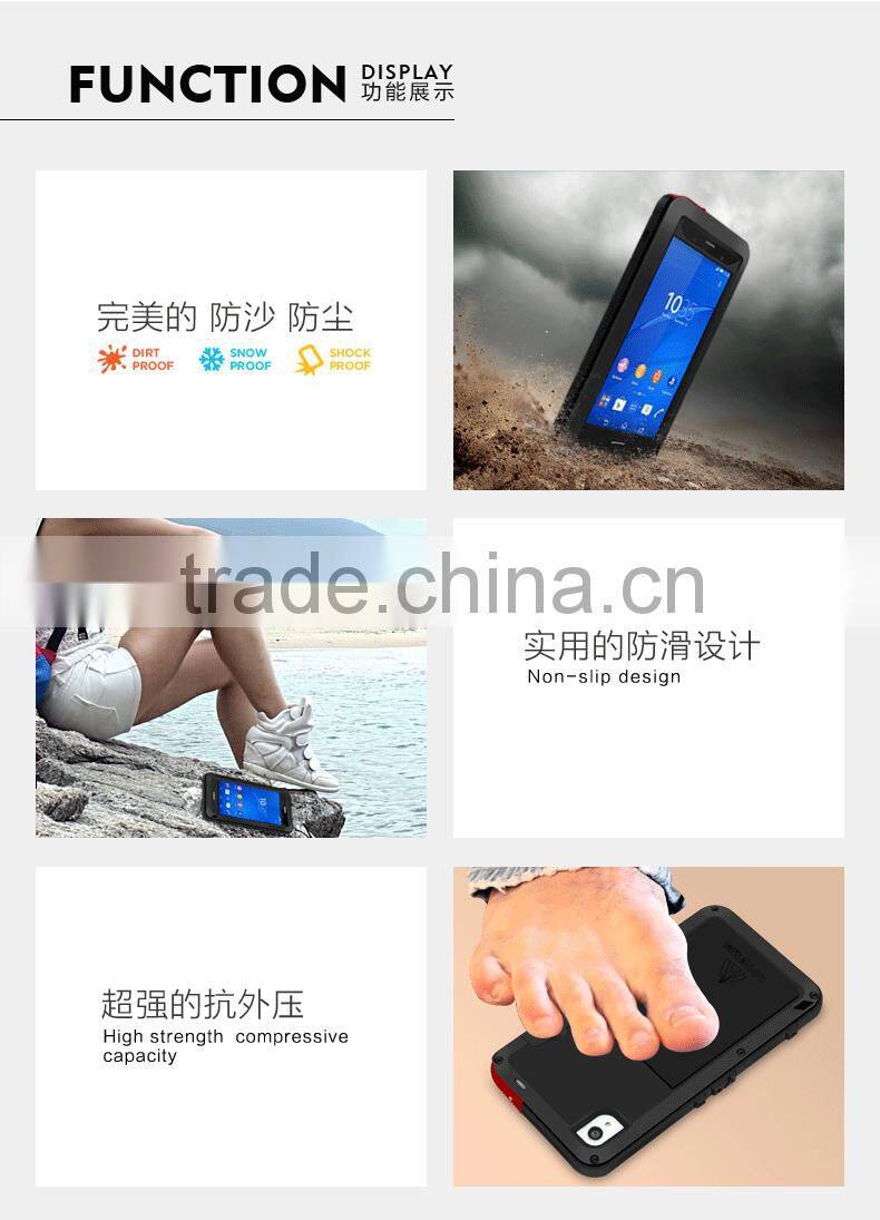 2016 Brand Love Mei Gorilla Glass Aluminum Tablet Case For iPad 2/3/4