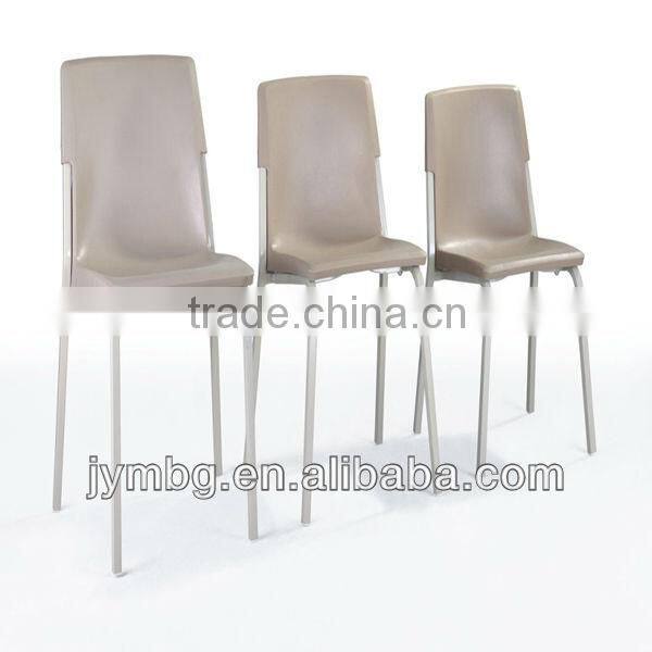 High Quality Plastic School Chair with Steel Frame