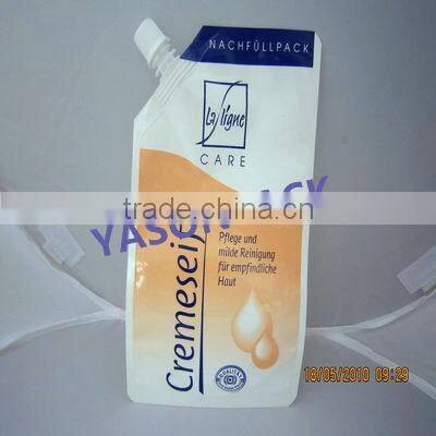 standing juice suction nozzle bag