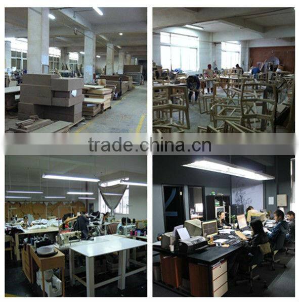 Italian style leather footstool (D-65B)