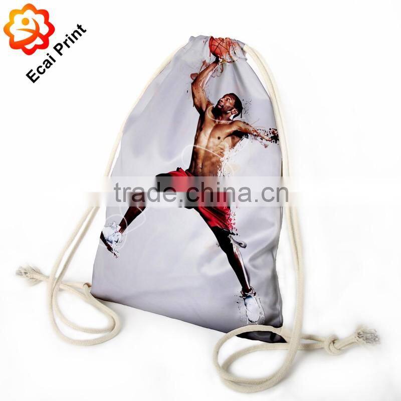 Special fashionable customize printing drawstring sport bag