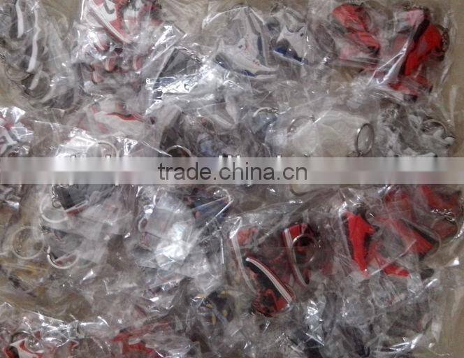 2d 3d silica gel AJ sports sneaker key ring