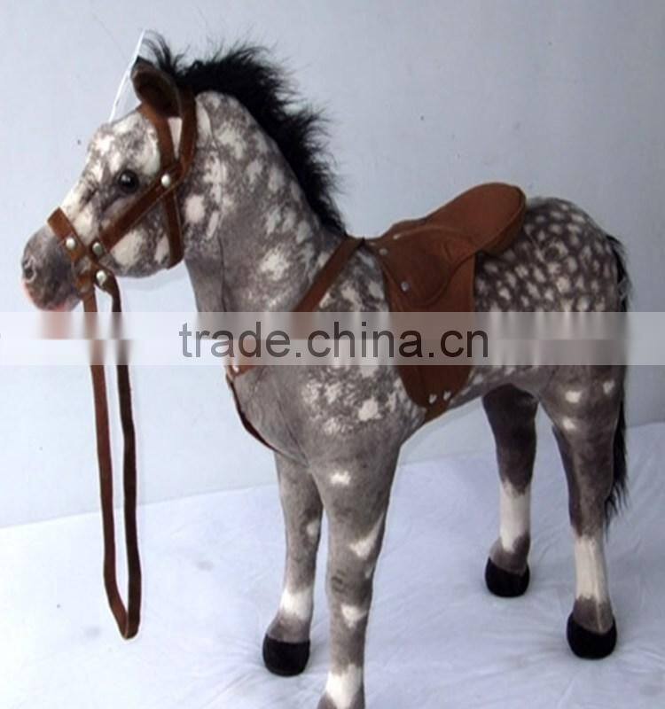Human Power plush walking horse toy