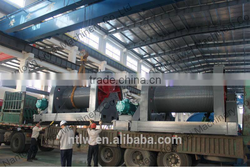 250KN shaft sinking winch winch rope