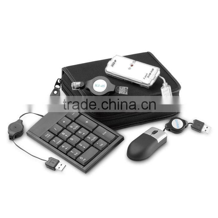 Computer accessories laptop accessory travel kits for promotional