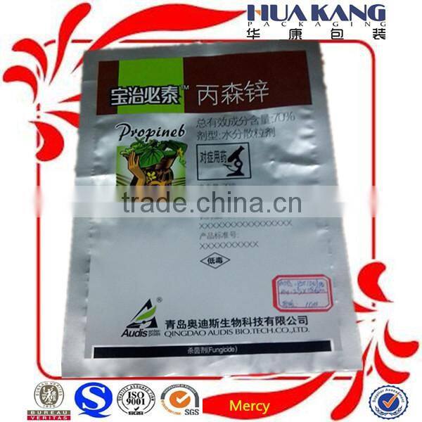 Eco-friendly plastic custom printing aluminum foil pesticide packaging bags