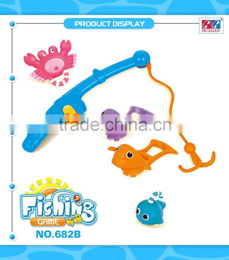 Summer Fishing Game Toy Set With Fishing Rod