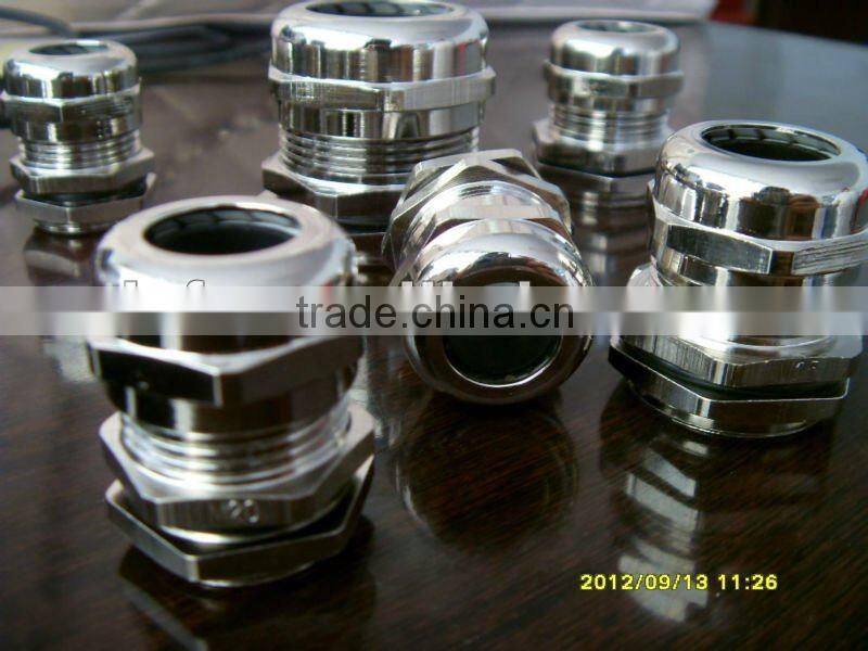 Nickel plated marine cable glands M25X1.5