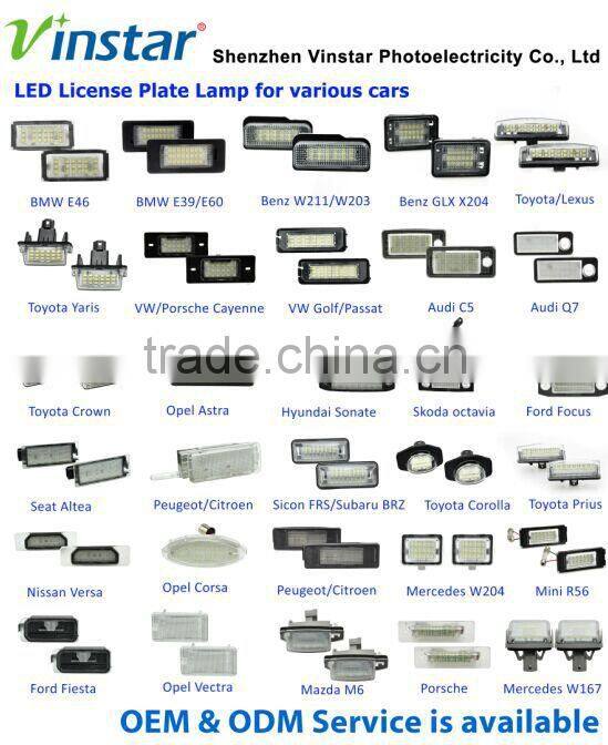 Cheap Vinstar High power LED License Plate Lamp for AUDI RS5 2d Coupe 2010~