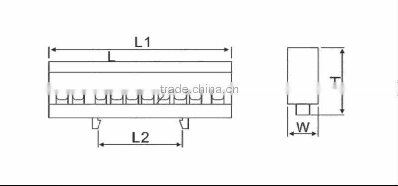 DIN RAIL terminal block