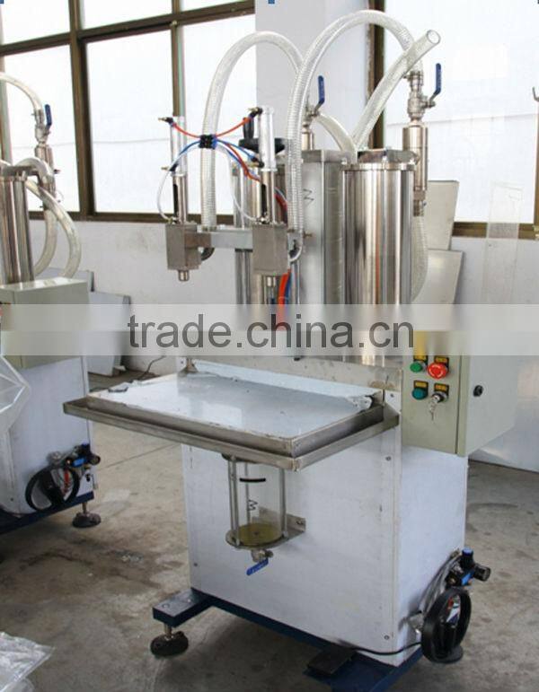 Semi-automatic filling machine / bottling machine for oil