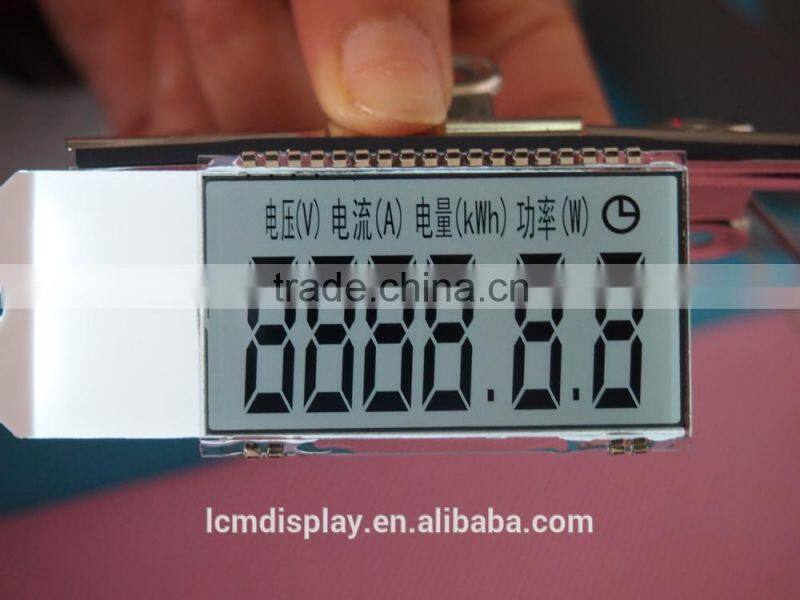 positive segment character temperature control system lcd display,temperature sensor lcd,air-condition