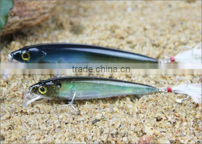 3D Eyes And VMC Hooks Fishing Lure Hard Plastic Fishing Lure