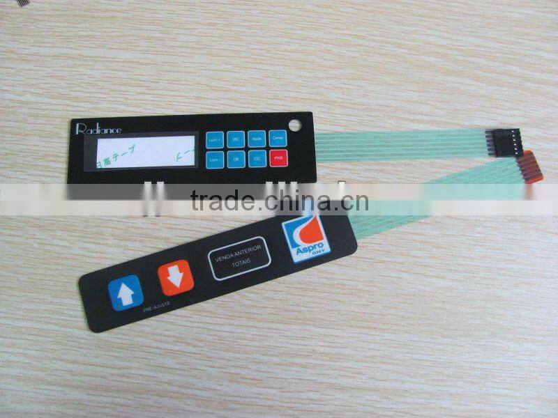push button switch membrane switch panel / keypad