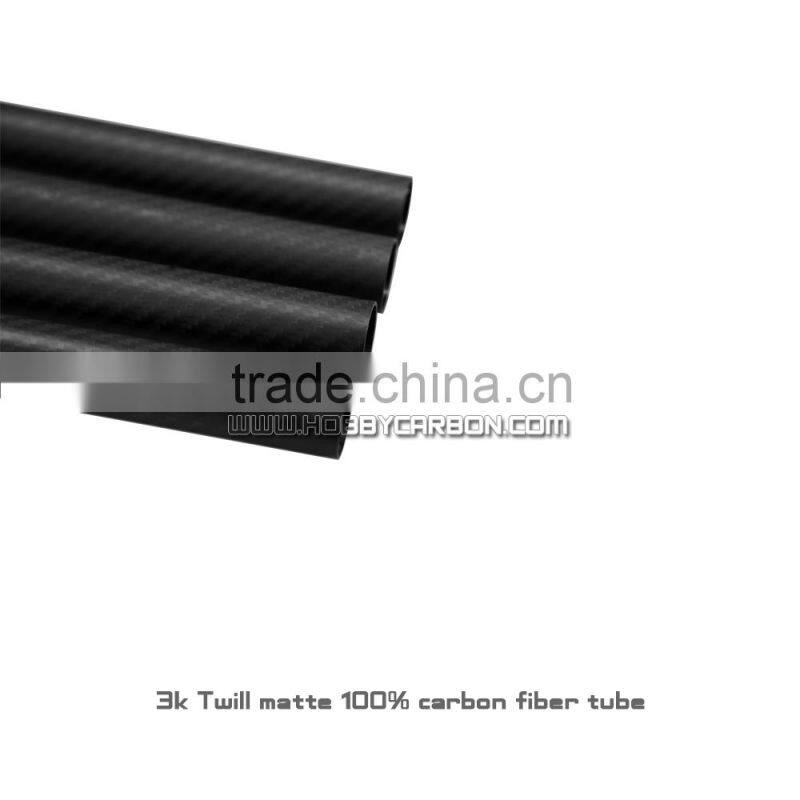 Hot rolled tubes 3k matte carbon tube for unmaned drone parts 500mm