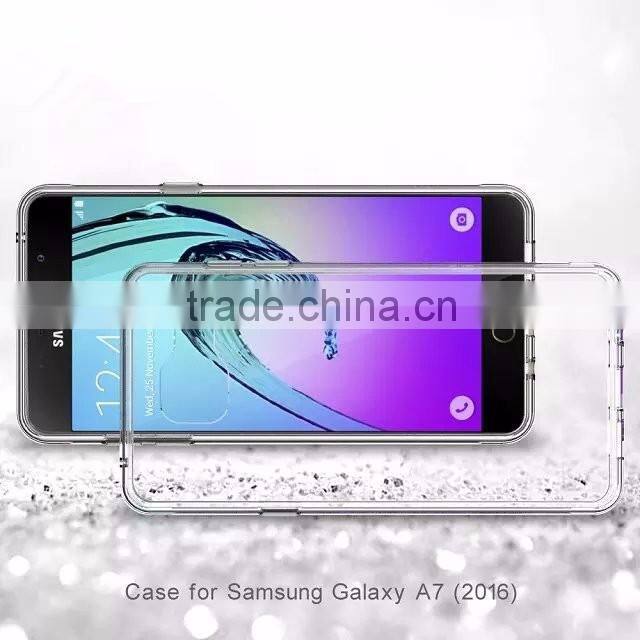 Samco Heavy Duty TPU Bumper Transparent for Samsung Galaxy A7 2016 Case Cover