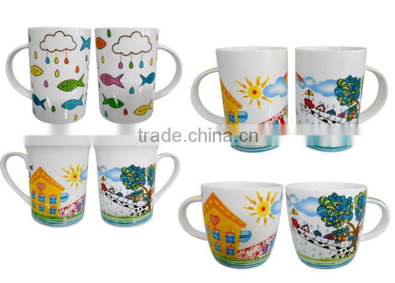 2013 with handle ceramic cups and mugs ceramic mug for gift