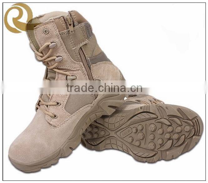Hot sale leather waterproof tactical army delta force military boots