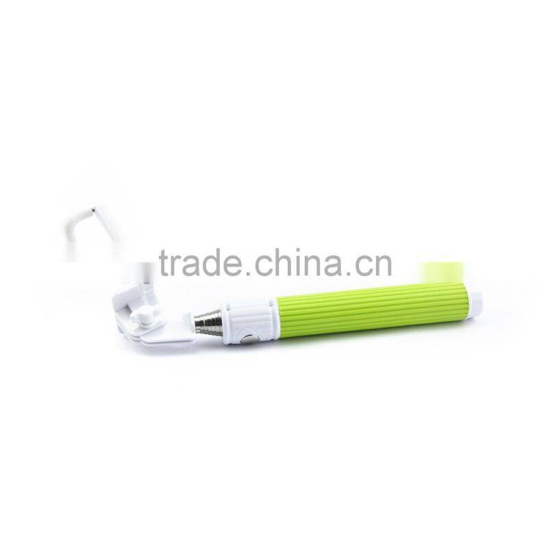 2015 beautiful design foldable selfie stick bluetooth with various colors