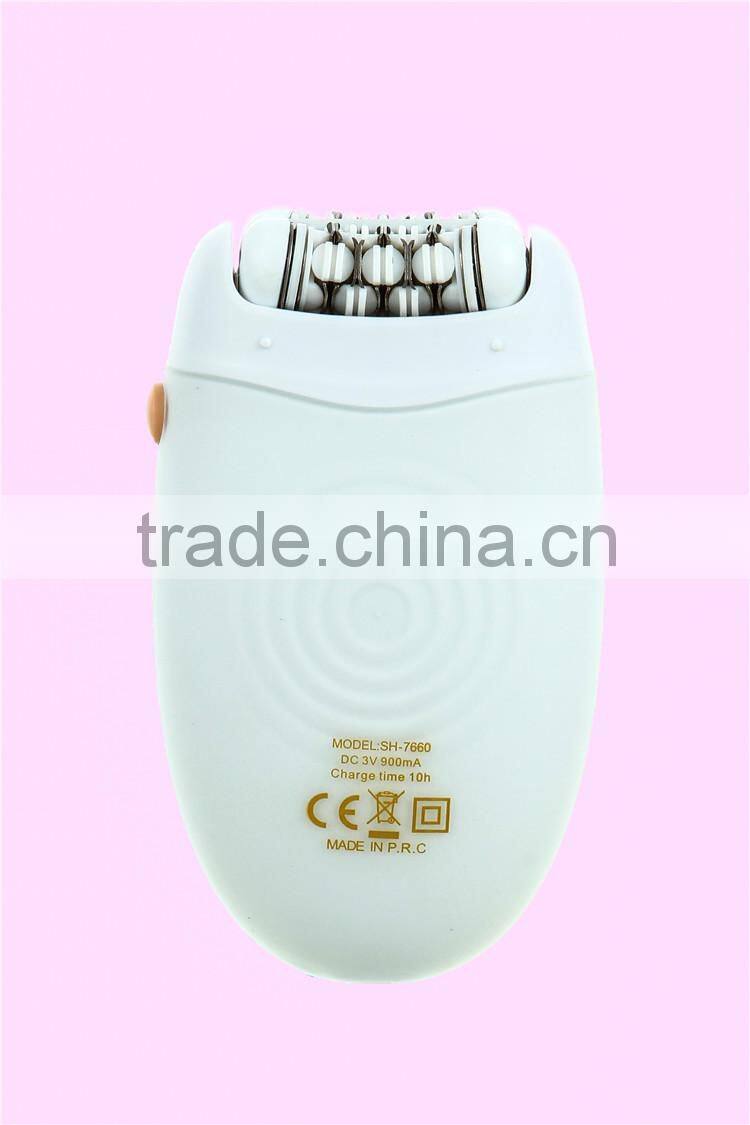 Shinon lady epilator with extra shaving and callus removing head