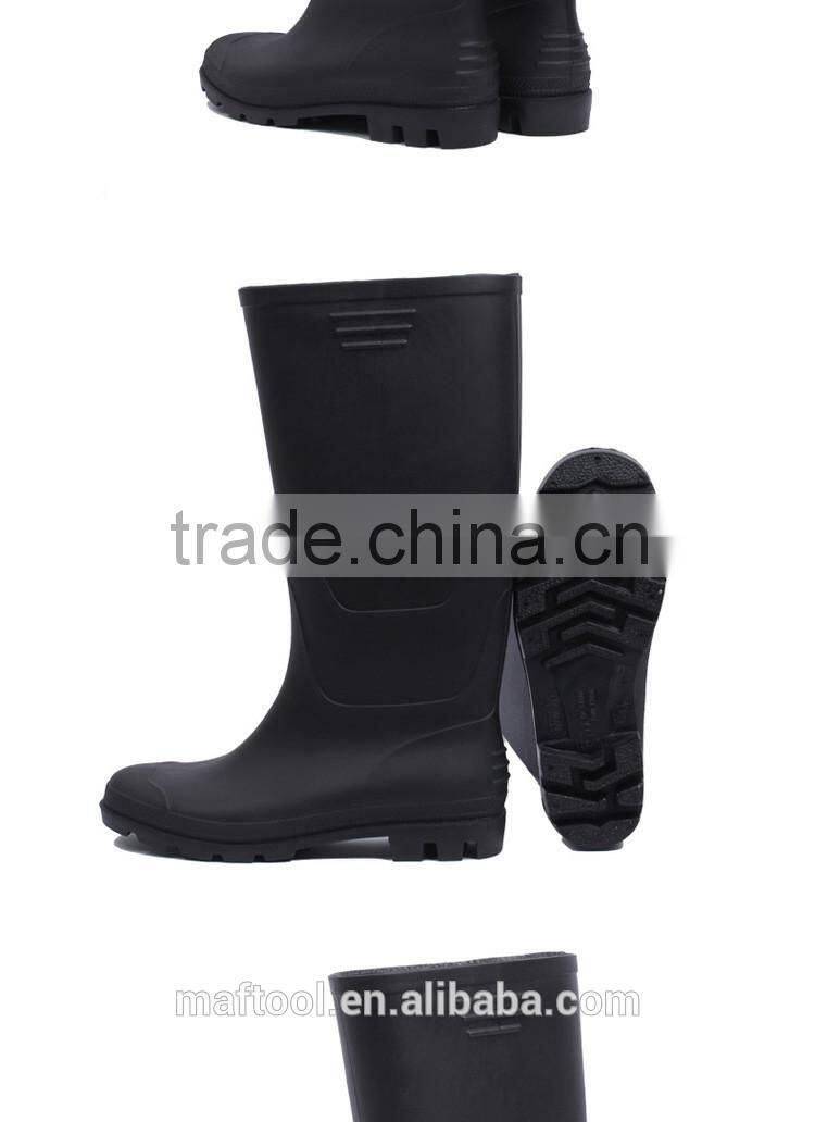 cheap black rubeer rain boots for oil industry