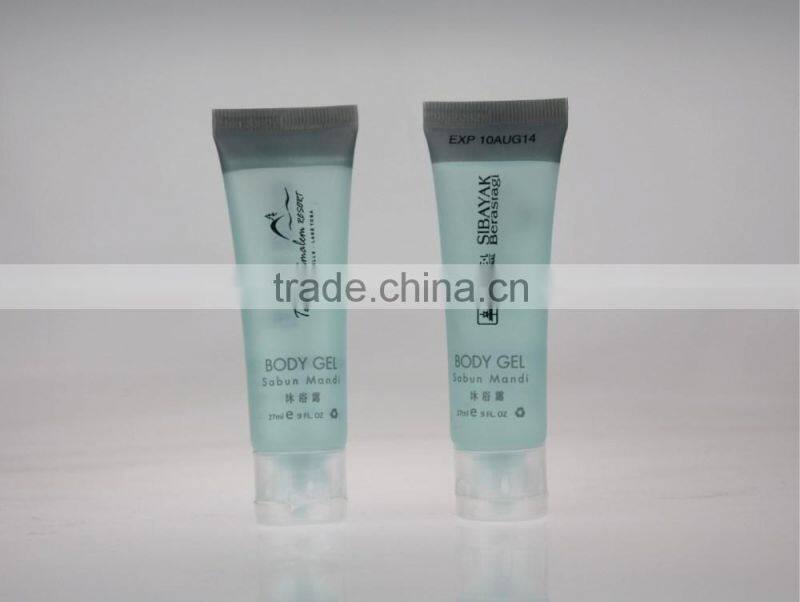 30ml cosmetic PE plastic tube with flip top cap