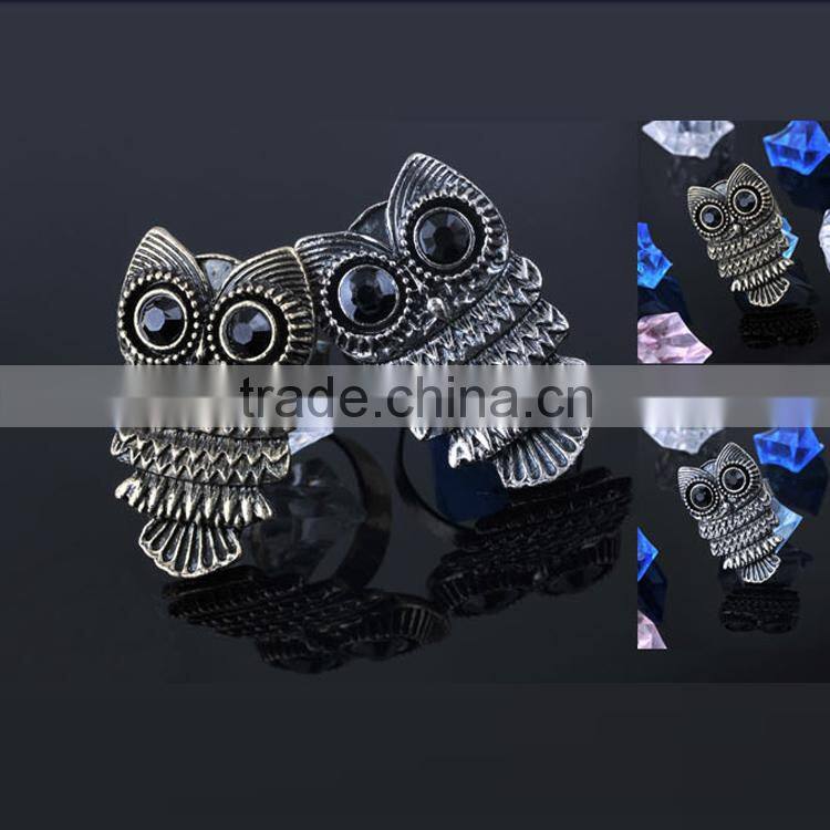 online shopping beautiful finger owl ring designs